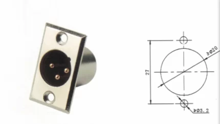 Inline PA1048 Разъем XLR-M