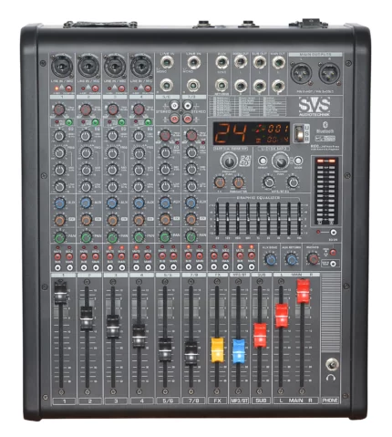 SVS Audiotechnik mixers PM-8A Активный аналоговый микшерный пульт