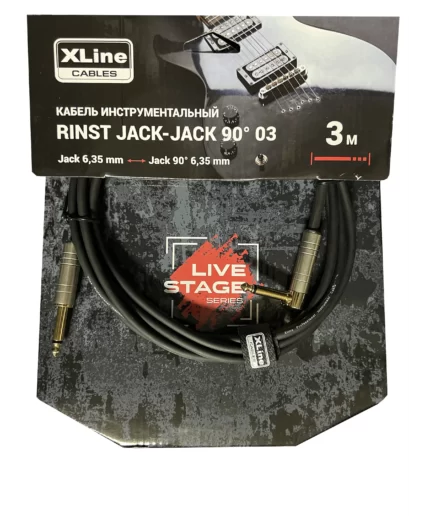Xline Cables RINST JACK-JACK 90° 03 Кабель инструментальный 3 м