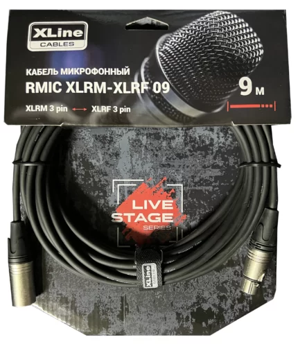 Xline Cables RMIC XLRM-XLRF 09 Кабель микрофонный