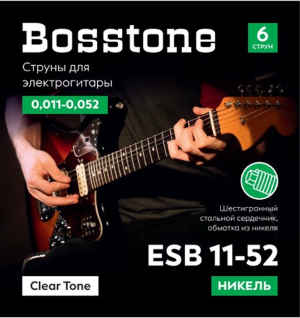 Bosstone ESB 11-52 Струны для электрогитары из стали с никелевым покрытием