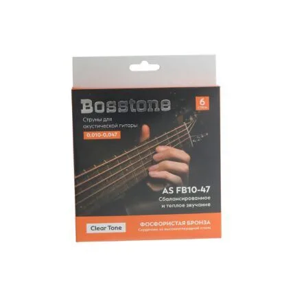Bosstone AS B10-47 Струны для акустической гитары бронза 80/20 в вакуумной упаковке-4