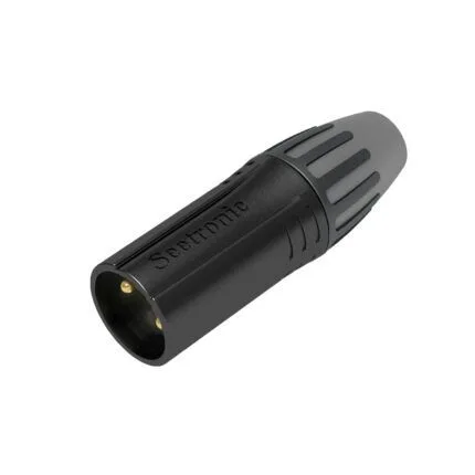 Seetronic SCMM3-BG Разъём XLR кабельный 3-пин "папа"