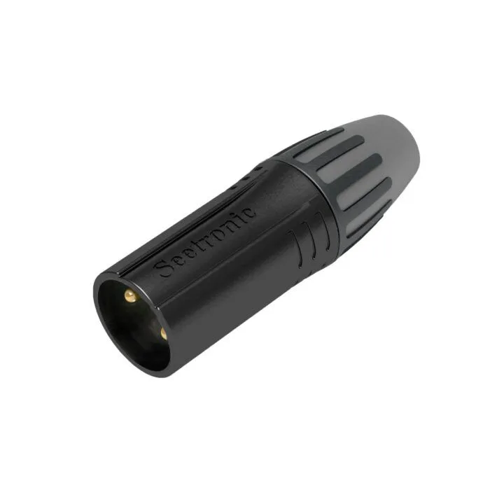 Seetronic SCMM3-BG Разъём XLR кабельный 3-пин "папа"