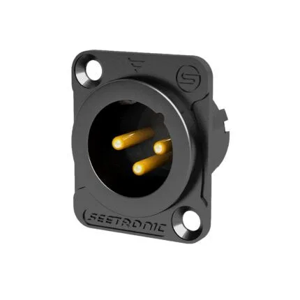Seetronic MJ3F2C-BG Панельный разъем XLR