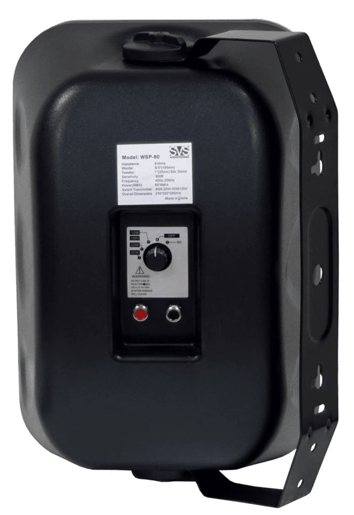 SVS Audiotechnik WSP-80 Black Громкоговоритель настенный — фото 4