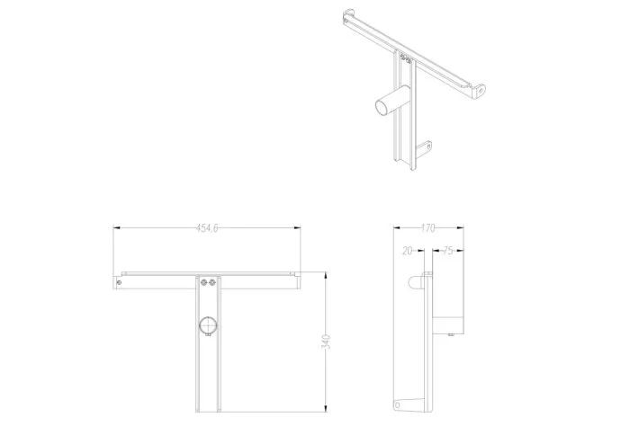 SVS-Audiotechnik-504601 SVS Audiotechnik CASCADE 206A Pole Adapter Стойка переходник саб-сателлит