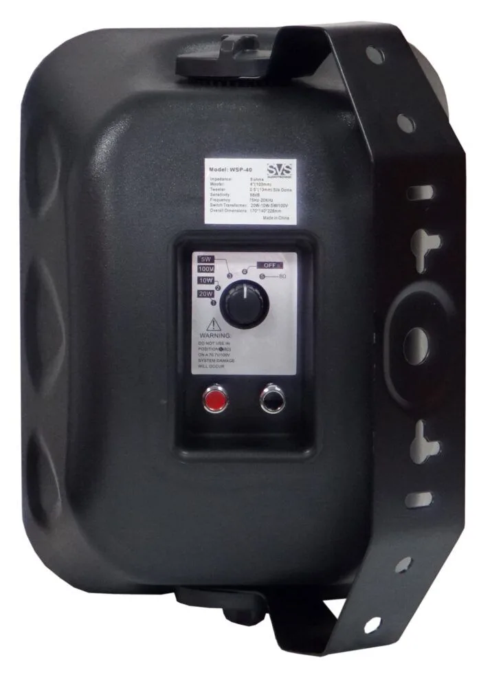 SVS Audiotechnik WSP-40 Black Громкоговоритель настенный — фото 4