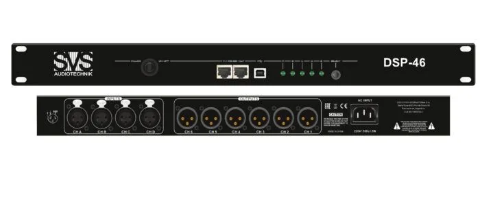 SVS-Audiotechnik-568102 SVS Audiotechnik DSP-46 Профессиональный аудиопроцессор