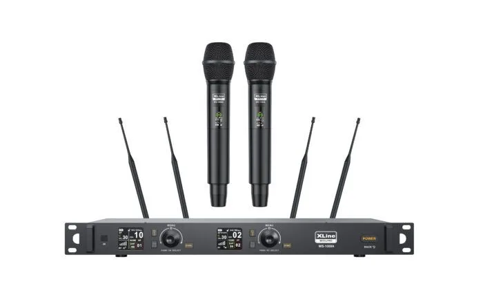 XLine-504553 XLINE WS-1000A Радиосистема двухканальная с двумя ручными передатчиками