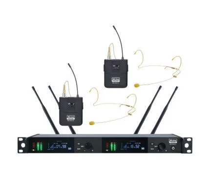 XLINE MD-262A-E(NEW) Радиосистема c двумя поясными передатчиками и головными гарнитурами