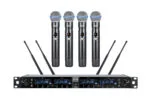 XLINE WS-1200A Радиосистема четырехканальная с четырьмя ручными передатчикам