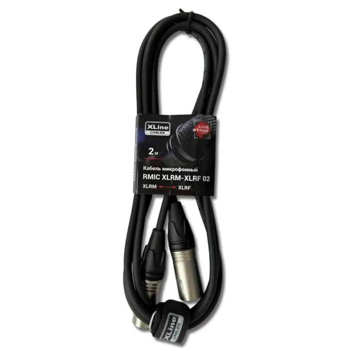 XLINE Cables RMIC XLRM-XLRF 02 Кабель микрофонный